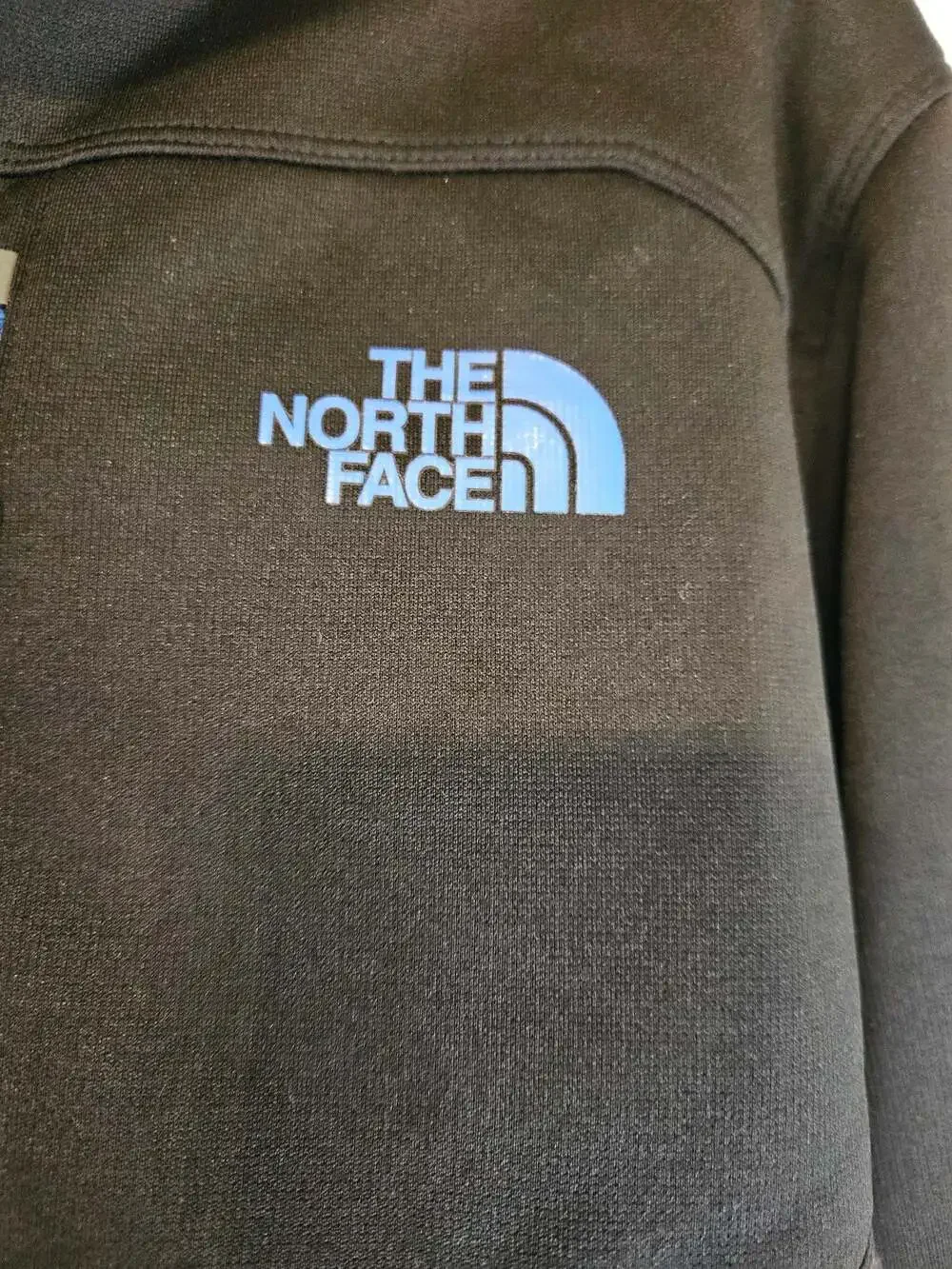 The North Face Canyonlands 1/2 Zip Fleece Pullover Black Blue Men's Large